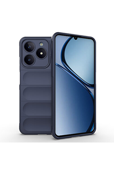 ECRUZ غطاء حماية من السيليكون لهاتف Realme C61 بتصميم ECRZ العرقي مع سطح خلفي...