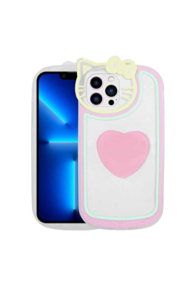 ECRUZ حافظة ECRZ المتناغمة لهاتف iPhone 13 Pro Max متوافقة مع شكل القط الشفاف...