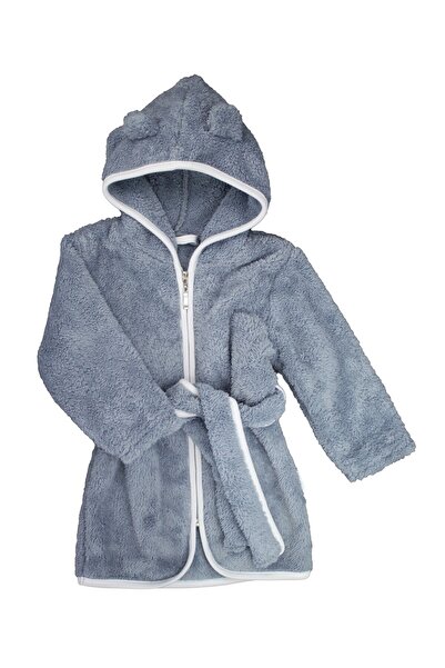 JollyMag Halat de baie cu fermoar pentru copii Nicol Gri Marimea 110-116