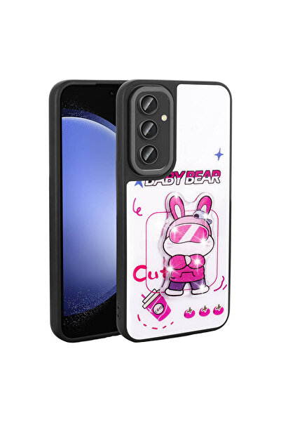 ECRUZ غطاء حماية لهاتف Galaxy S23 FE من ECRZ Amas مصنوع من السيليكون مع تصميم...