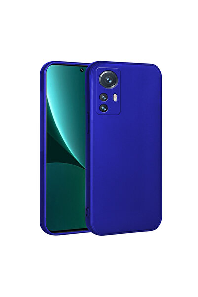 ECRUZ غطاء حماية من السيليكون لهاتف Mi 12 Lite ECRZ Premier - أزرق ساكس