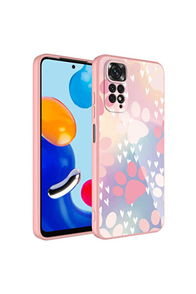 ECRUZ غطاء حماية لكاميرا Redmi Note 11 العالمي مصنوع من السيليكون الصلب المزخ...