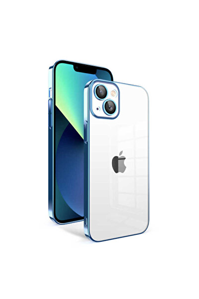 ECRUZ حافظة ECRZ Garaj متوافقة مع هاتف iPhone 13 مع إطار ملون وحماية للكاميرا...