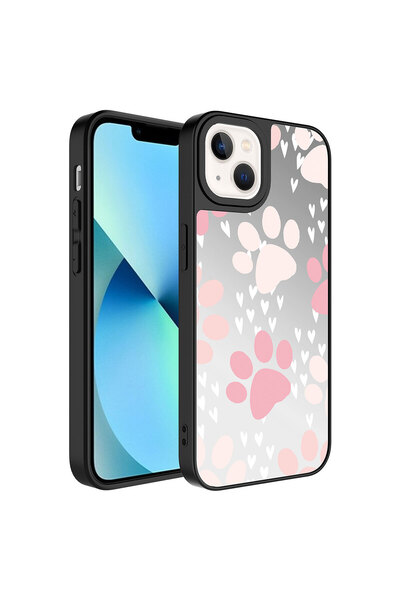 ECRUZ حافظة ECRZ Mirror اللامعة المتوافقة مع هاتف iPhone 13 مع حماية للكاميرا...