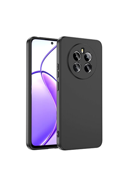 ECRUZ غطاء حماية لهاتف ريلمي 12 بلس ECRZ مارا - أسود