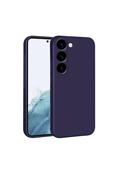 ECRUZ حافظة سيليكون متوافقة مع هاتف Galaxy S23 Plus من ECRZ Premier - أزرق داكن