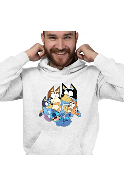 OEM Hanorac Barbati Bluey Family Stitch Stich Bingo