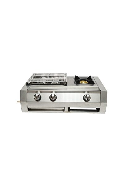 JollyMag Aragaz camping, portabil, Breckner Germany, 2 in 1, cu un arzator si grill