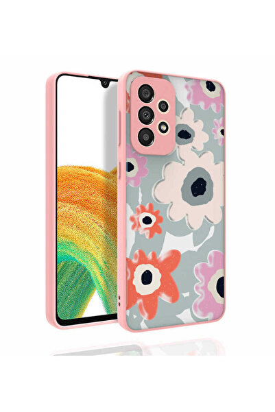 ECRUZ غطاء حماية للكاميرا منقوش لهاتف Galaxy A33 5G، غطاء ECRZ Nora اللامع - ...