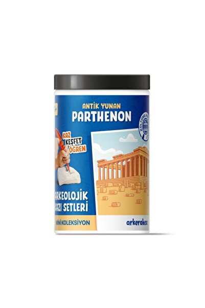 JollyMag Arkerobox - Mini set arheologic educational si puzzle 3D, Grecia ant...