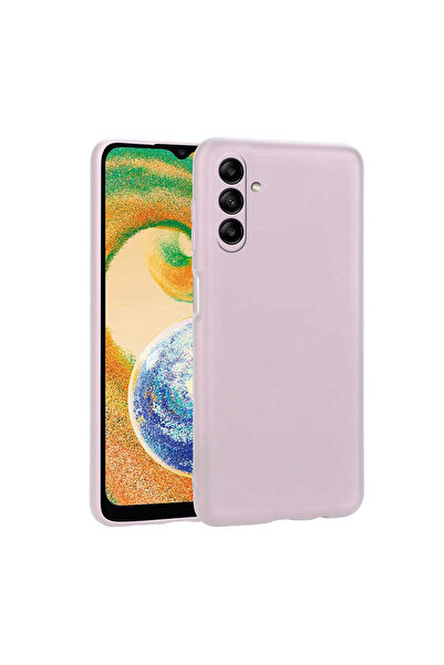 ECRUZ غطاء حماية سيليكون ECRZ Premier لهاتف Galaxy A04S - ذهبي وردي