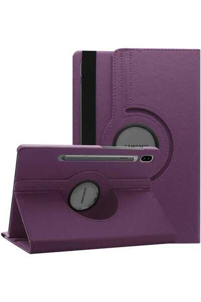 ECRUZ حافظة متوافقة مع جهاز Galaxy Tab S7 Plus T970 مع حامل قابل للدوران - أر...