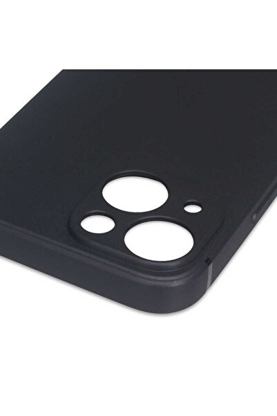 ECRUZ جراب ECRZ متوافق مع هاتف iPhone 13 Mini مصنوع من السيليكون باللون الأسود