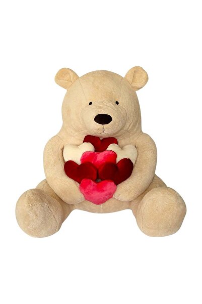 Gülce Design لعبة الفتيات على شكل دب كارين على شكل قلب مقاس 92 سم، لعبة للأول...