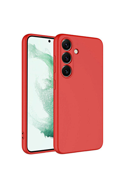 ECRUZ غطاء حماية لهاتف جالاكسي إس 24 بلس من إي سي آر زد - أحمر