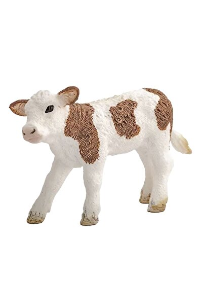 SCHLEICH Figurina Schleich, Vitel Simmental, 4x 8 cm