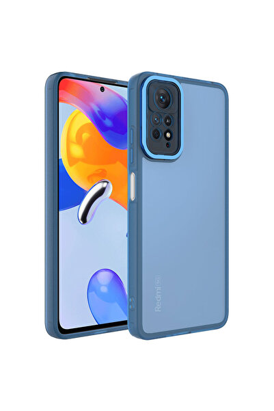 ECRUZ غطاء حماية شفاف لكاميرا هاتف ريدمي نوت 11 برو 5G من ECRZ - أزرق