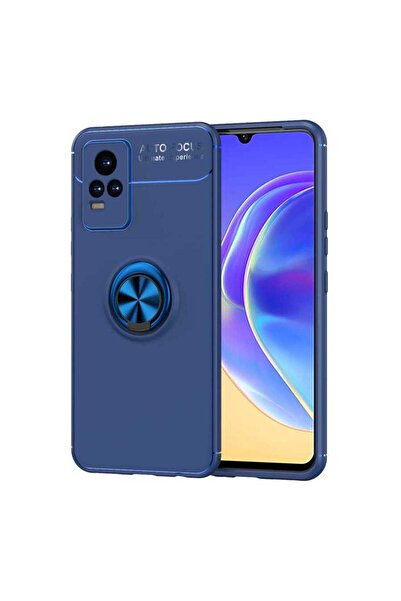 ECRUZ غطاء حماية سيليكون ECRZ Ravel لهاتف Vivo V21E - أزرق