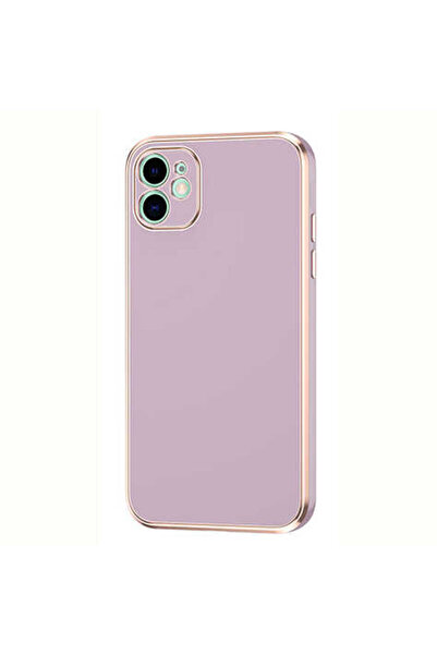 ECRUZ حافظة ECRZ Bark المتوافقة مع هاتف iPhone 12 - أرجواني