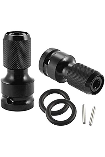 STOREMAX 3 adet 1/4 bit lokma adaptörü, 1/2 dört köşe tahrik (1,3 cm) 1/4 altıgen şaft (0,6 c