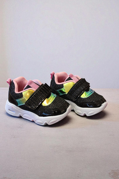 shoesloom IŞIKLI KIZ ÇOCUK SPOR AYAKKABI CIRTLI ŞIK