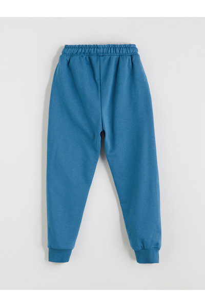 LC Waikiki Lcw Boys' Crew Neck Printed Sweatshirt and Sweatpants Set of 2