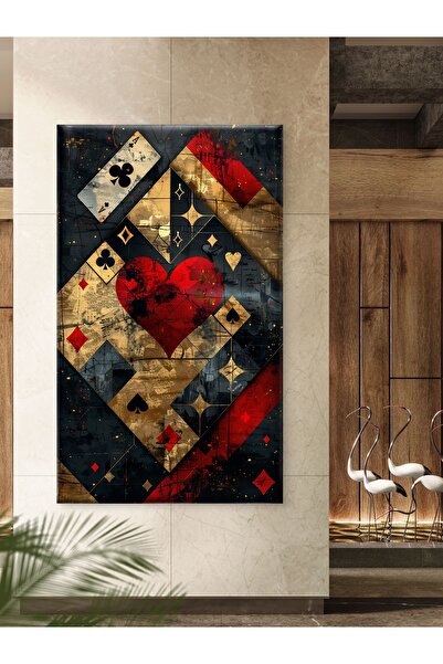 ESLEM İSKAMBİL KART TEMALI BASKILI KANVAS TABLO