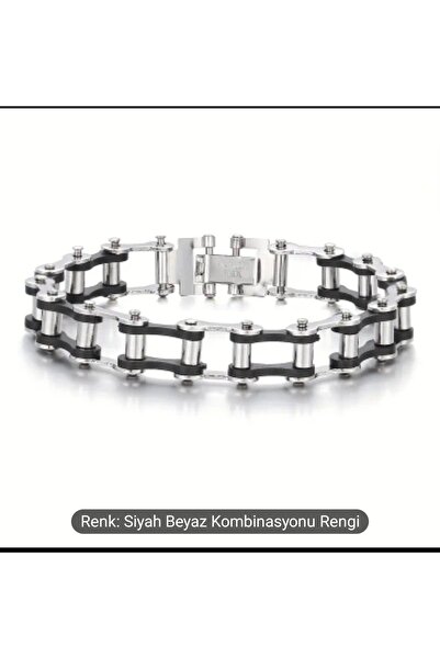 ORGANICYOU Donguan 1Pc Funky Style Men's Stainless Steel Chain Link Bracelet, 304 Stainless Steel
