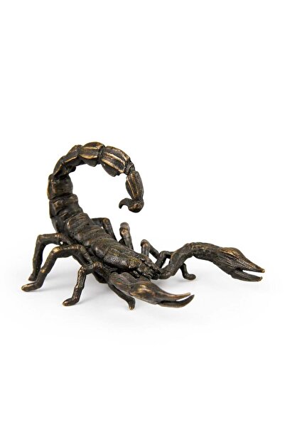 coho objet originale Brazen Pirinç Döküm El Yapımı Akrep Heykeli