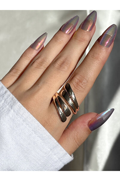 Eylülün Takısı Women's Gold Color Vintage Ring