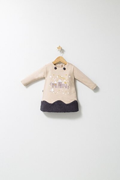 JollyMag Fun Penguin Girls' Ruffle Dress, Tongs baby (Size: 18-24 Months, Col...