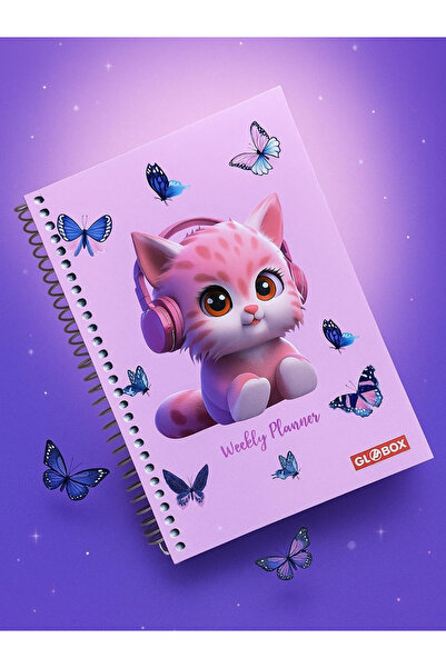 ÖZ OFİS A5 Spiralli Sert Kapak Süresiz-Motivasyon Sayfalı-Haftalık Planlayıcı...