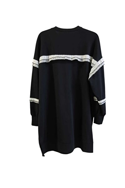 Puane Women's Combed Cotton Fabric Soft Tunic with Ruffle Detail on the Sleeves and Back 10718