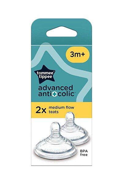 tommee tippee Advanced Anti-Colic 2 Medium Flow Teats 3M+