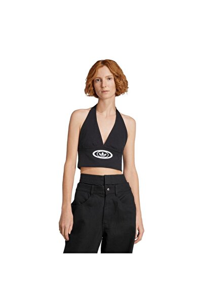 adidas Γυναικείο μαύρο μπουστάκι CAMPUS V TOP KC8802