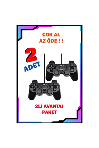 Zeiron GP3 USB Joystick Bilgisayar | Windows 7-10-11 PC, Laptop, PS3, PS4 Dua...