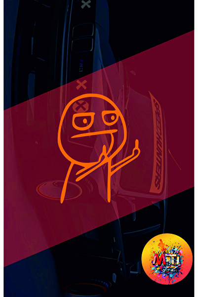 sticker ملصق زجاج السيارة والدراجة النارية من شركة جوست مان أوتو مقاس 15 × 11...