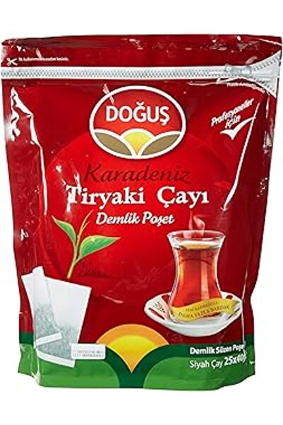 NETWORK ART Doğuş Çay Doğuş Karadeiz Tiryaki Çayı (Demlik Poşet, 40 Gr X 25 A...
