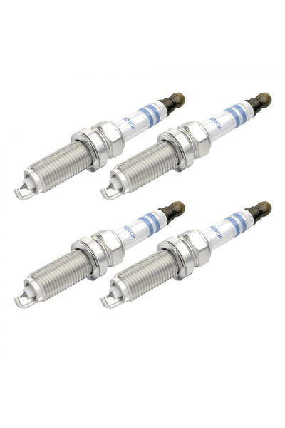 Bosch Σετ 4 μπουζί για Nissan Cube, Micra, Note, Qashqai, Tiida, X-Trail