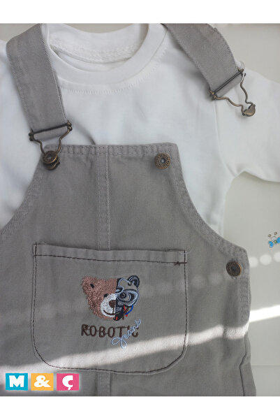 MÇ FAMİLY STORe Unisex Denim Overalls Fall Winter Girl Boy Baby 2-Piece Set Overall Jumpsuit