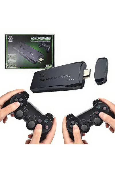 OEM Retro Console 2.4G Wireless 4K, 10000+ Games, 64GB, Set with 2 Controllers