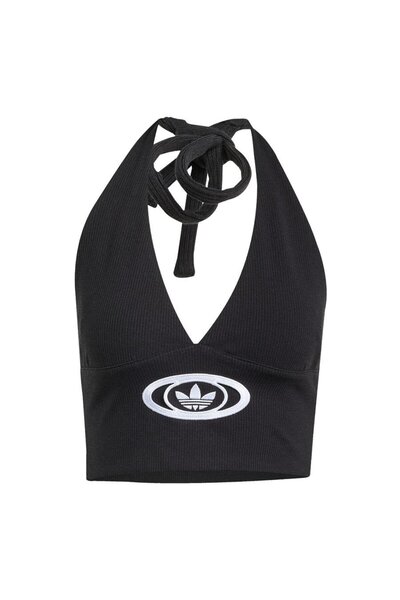 adidas Γυναικείο μαύρο μπουστάκι CAMPUS V TOP KC8802