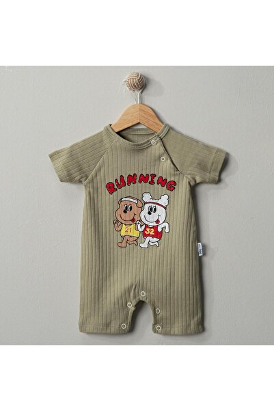 mandalinsbaby Printed Baby Boy Romper