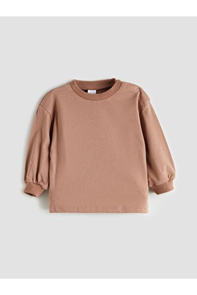 LC Waikiki LCW baby Crew Neck Baby Boy T-Shirt and Salopette 2-Piece