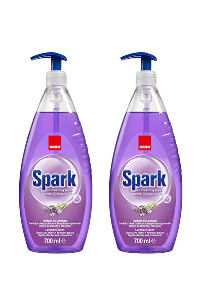 Sano Detergent de vase Spark 1 L Lavandă x2 buc