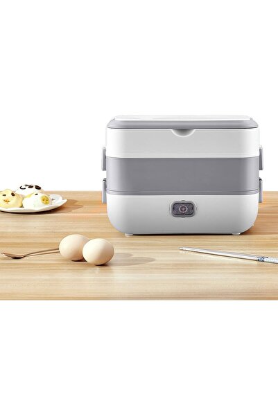 Generic Mightree Electric Lunch Box for Adults, 200W Stackable Heated Lunch Box, 2L Capacity