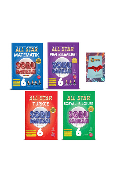 Newton Yayınları 6.SINIF ALL STAR SORU BANKASI FULL SETTT (NOT DEFTERİ HEDİYE)