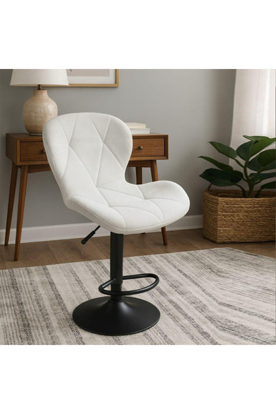 Tasamem Dafia linen bar stool