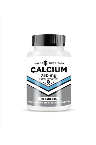 Force Nutrition Calcium 750 Mg 60 Tablets