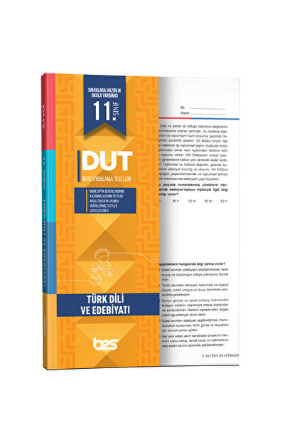 Bes Yayınları (DUT) Ders Uygulama Testleri 11.sınıf Türk Dili ve Edebiyatı Uy...